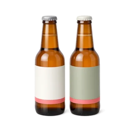 Two bottles of craft beer