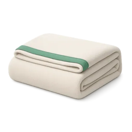 A folded blanket