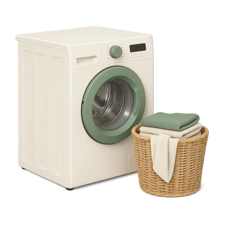 A washing machine and a basket