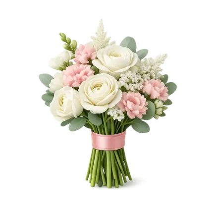 A small bunch of fresh flowers