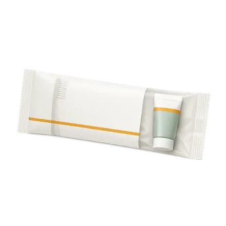 A wrapped dental kit