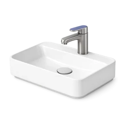 A bathroom washbasin