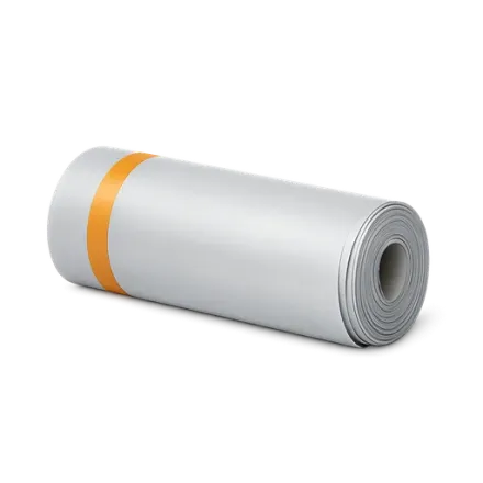 A roll of bin liners